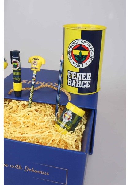 Dekomus Gıft Box Özel Kutulu Fenerbahçe Jumbo Kırtasiye Seti modelleri