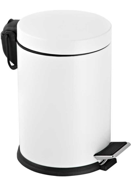 Çelik Metal 3 Litre Pedallı Çöp Kovası Beyaz Çöp Kutusu modelleri