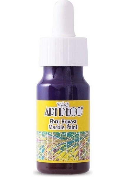 Hazır Ebru Boyası 30ML 48 Mürdüm