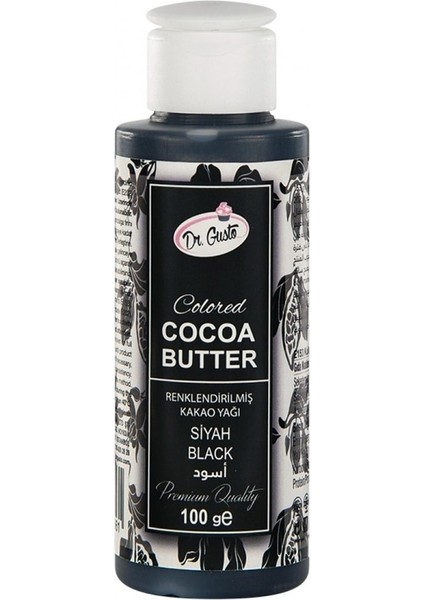 Renklendirilmiş Kakao Yağı Siyah 100 gr