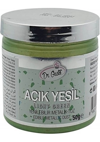 Dr. Gusto  Yenilebilir Metalik Toz Gıda Boyası 50 gr