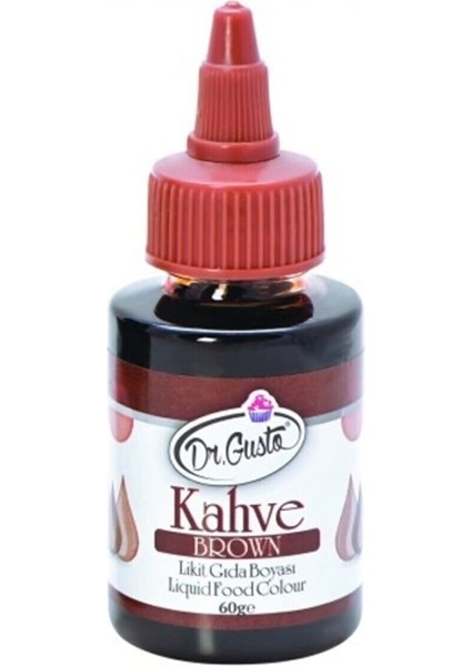 Kahverengi Sıvı Gıda Boyası 60 gr