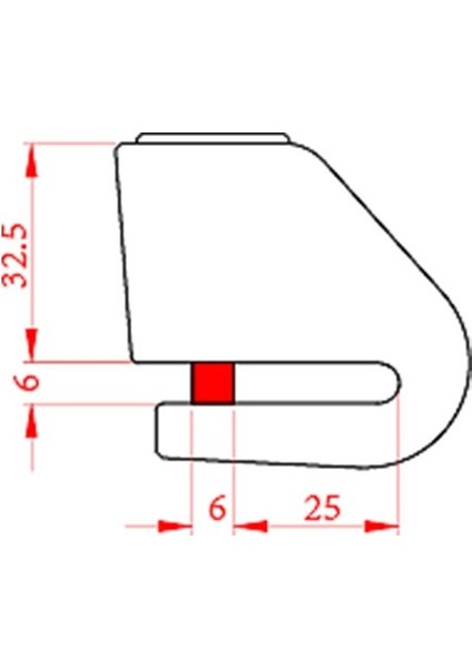 Kovıx Kn1-Bm Disk Kilit Gri