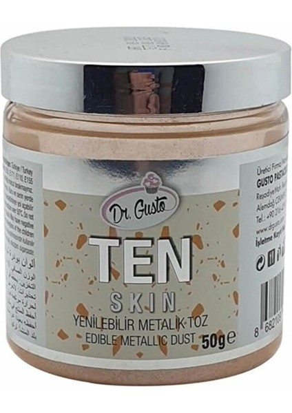 Yenilebilir Metalik Toz Gıda Boyası 50 gr