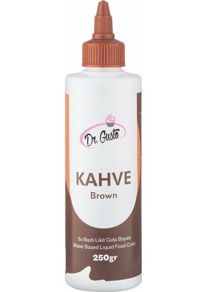 Kahve Sıvı Gıda Boyası 250 gr