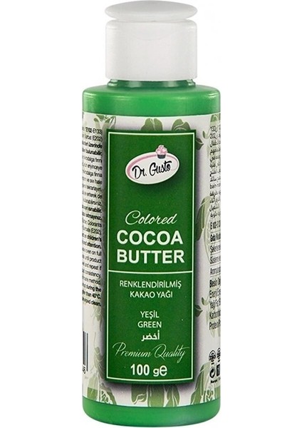 Renklendirilmiş Kakao Yağı Yeşil 100 gr
