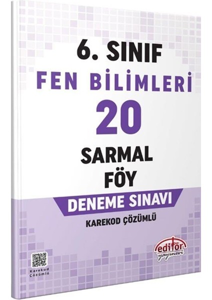 6. Sınıf Fen Bilimleri 20 Sarmal Föy Deneme Sınavı