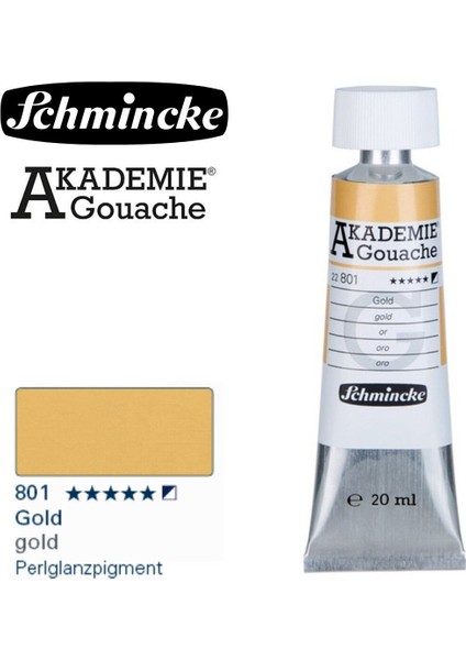 Akademie Guaj Boya 20ML 801 Gold