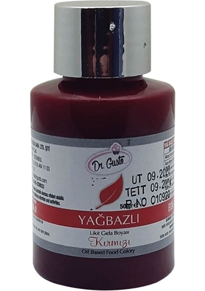 Yağ Bazlı Likit Boya Kırmızı 50 gr