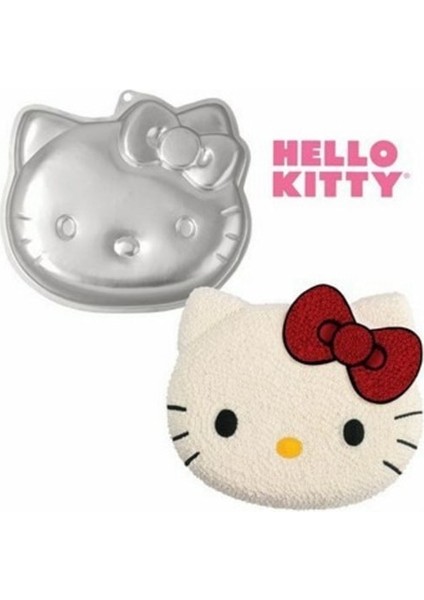 Hello Kitty Sevimli Kedi Şekilli Pasta Kek Kalıbı 25X28 cm