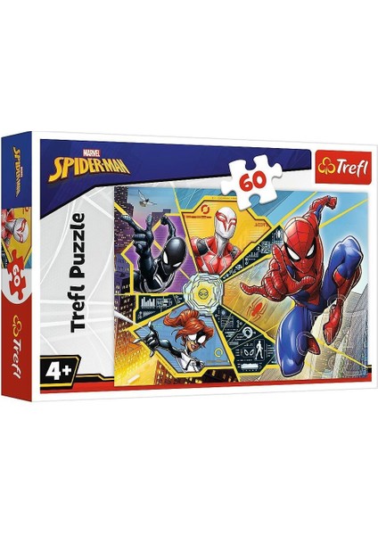 PUZZLE-17372 Marvel Spiderman 60 Parça Puzzle