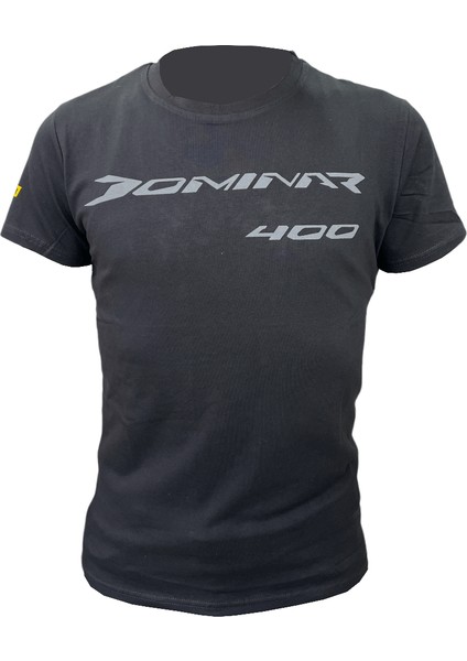 Bajaj Dominar Siyah T-Shirt % 100 Pamuk