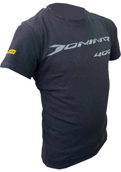 Bajaj Dominar Siyah T-Shirt % 100 Pamuk