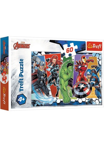 PUZZLE-17357 Marvel The Avengers 60 Parça Puzzle