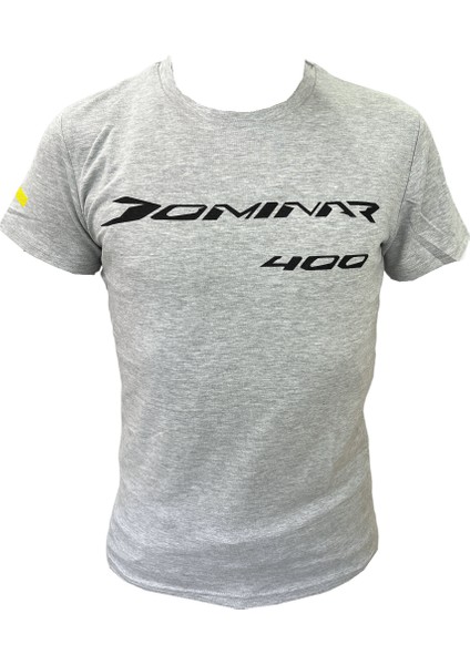 Bajaj Dominar Gri Erkek T-Shirt % 100 Pamuk