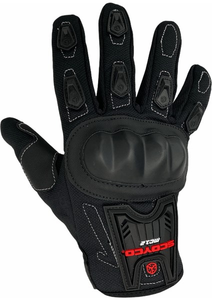 Scoyco Mc 12 T Siyah Yazlık Motosiklet Eldiveni