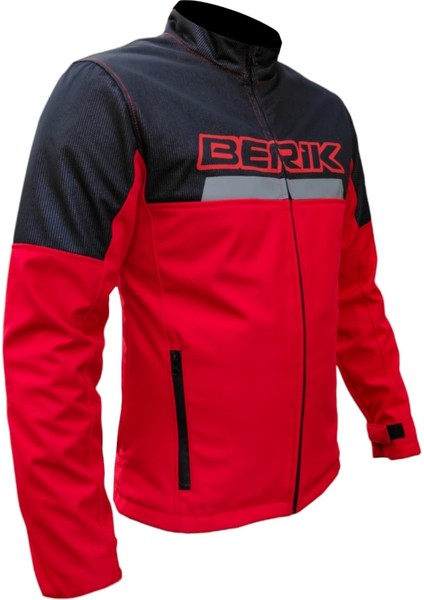Berik Peace Kırmızı Softshell Kışlık Motosiklet Montu modelleri