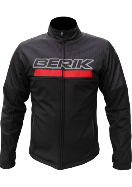 Berik Peace Siyah Softshell Kışlık Motosiklet Montu