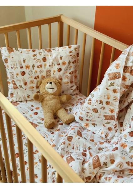 Pamuklu Bebek Nevresim Takımı (100x150cm)-BABY Toys modelleri