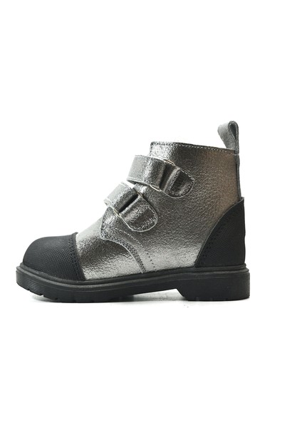 R.251 Hakiki Deri Gümüş Ortopedik Kürklü Kız Bebek Bot fırsatları
