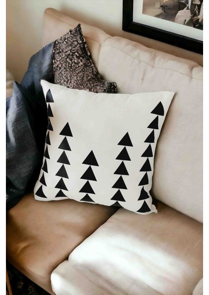 Üçgen Desen Kırlent Kılıfı modelleri