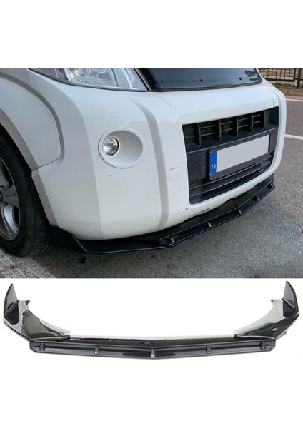 Fiat Fiorino Ön Lip Parlak Siyah 3 Prç Brabus Kırılmaya Dayanıklı Abs