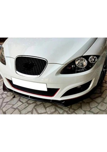 Seat Leon Mk2 Ön Lip 3 Prç Parlak Siyah Abs Kolay Kurulum