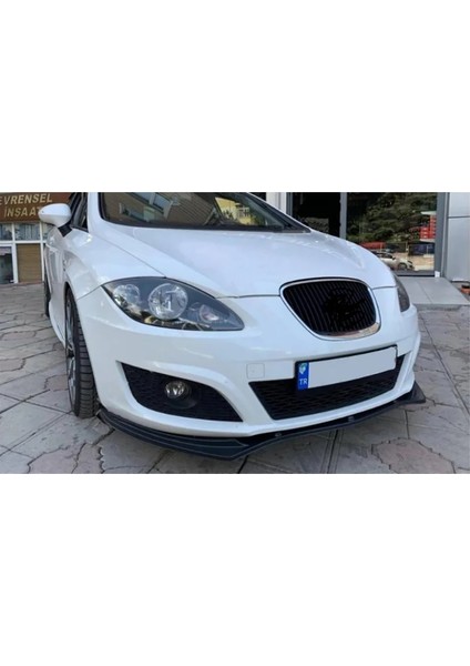 Seat Leon Mk2 Ön Lip 3 Prç Parlak Siyah Abs Kolay Kurulum