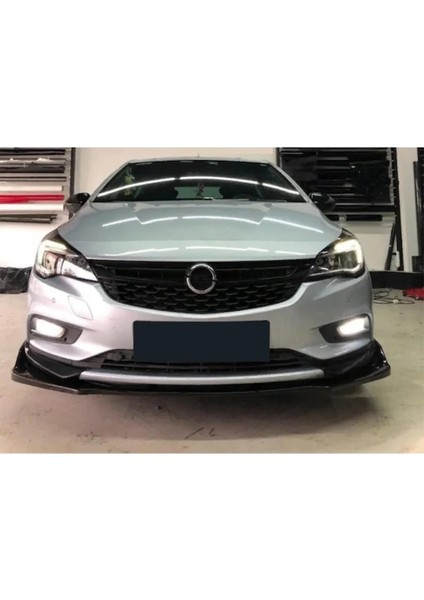 Opel Astra K Ön Lip Parlak Siyah 3 Prç Kulaklı Abs Kolay Kurulum