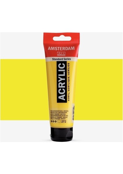 Akrilik Boya 120 Ml. 272 Transparent Yellow Medium