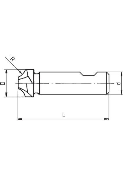13X42 mm Zps DIN6518 Hss Co8 Köşe Yuvarlama Freze fiyatları
