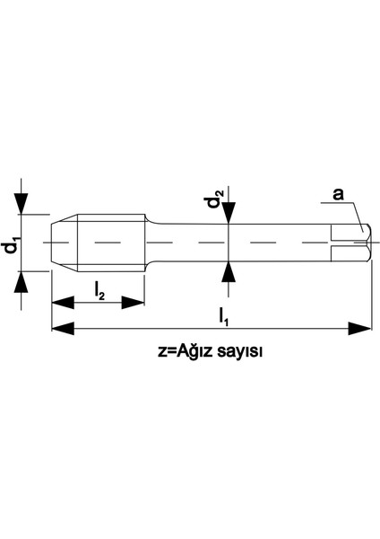 M4 Pld DIN352 Hss Sol El Takım Kılavuzu 3'lü Takım