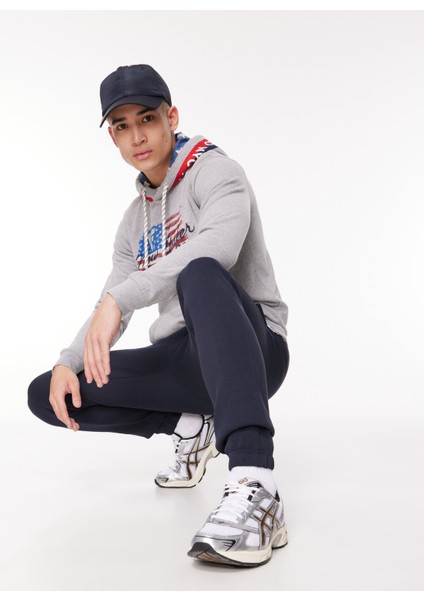 Kapüşon Yaka Gri Melanj Erkek Sweatshırt Fm23W22Fc fiyatları