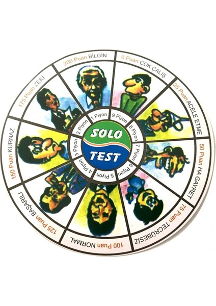 Solotest , Solo Test, Zeka Oyunu, 7'den 70'e, Dede'den Toruna, Nostaljik Oyun, Eğlenceli Aktivite Oyunu fırsatları