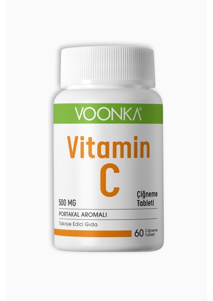 Defence 12 Pastil + Voonka Vitamin-C Portakal Aromalı Takviye Edici Gıda 60 Tablet modelleri
