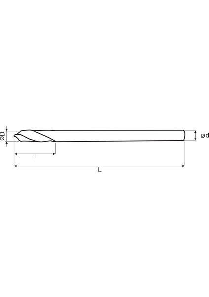 6mm Mastercut Sert Metal Karbür 90° Nc Punta Matkabı