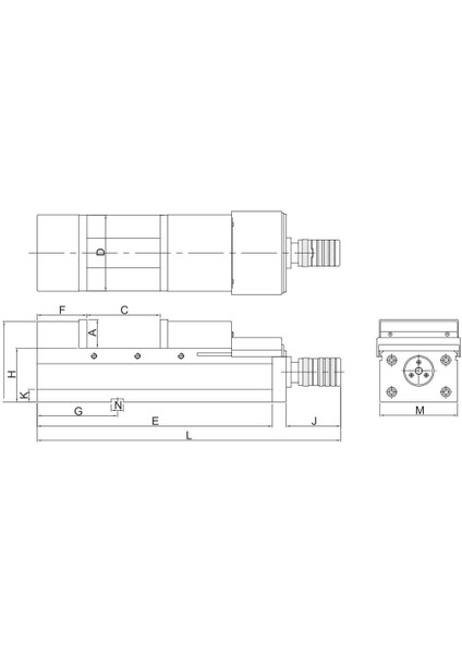VMC-130HV Vertex Hidrolik Mc Mengene