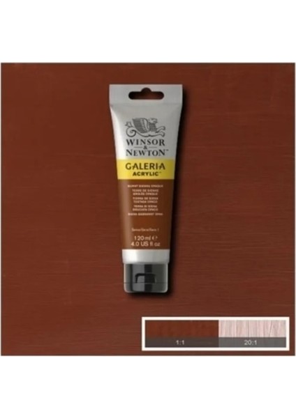 Winsor Newton Galeria Akrilik Boya 120 ml 077 Burnt Sienna Opaque fiyatları