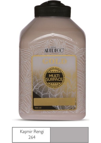 Gold Multi Surface Akrilik Boya 500 Ml. 264 Kaşmir Rengi fiyatları