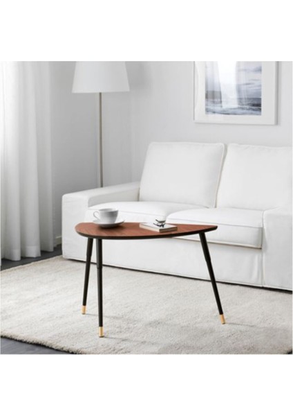 Orta Sehpa Lövbacken Kahverengi Meridyendukkan 77X39 cm Kavak Ağacı Kaplama Modern Sehpa