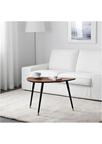 Orta Sehpa Lövbacken Kahverengi Meridyendukkan 77X39 cm Kavak Ağacı Kaplama Modern Sehpa
