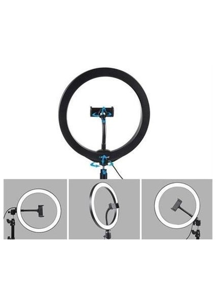 10INÇ 26CM Youtube Instagram Tiktok Selfie Stüdyo Video Fotoğraf Ring Light Tripod LED Hal