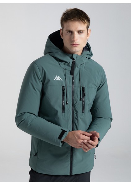 Yeşil Erkek Dik Yaka Mont 361M3WWD16 Hyro