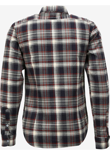 Slim Fit Gömlek Yaka Lacivert Erkek Gömlek FM23W01CT fiyatları