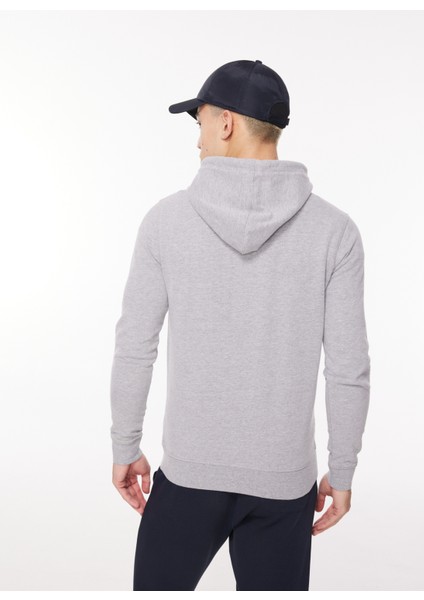 Kapüşon Yaka Gri Melanj Erkek Sweatshırt Fm23W11Fc indirimleri