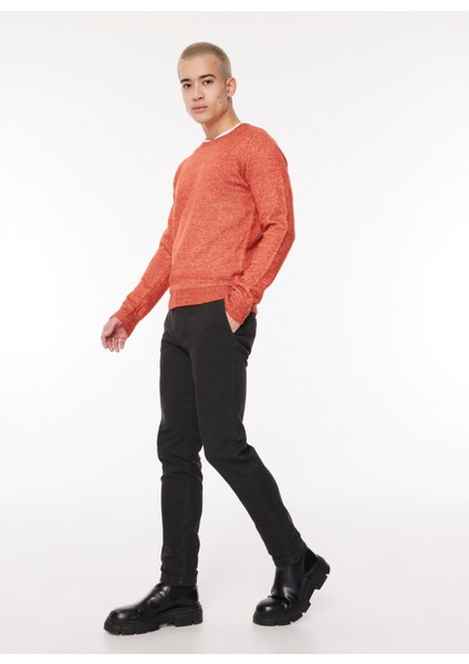 Normal Bel Normal Paça Slim Fit Lacivert Erkek Pantolon FM23W20PU