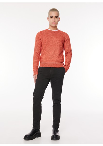 Normal Bel Normal Paça Slim Fit Lacivert Erkek Pantolon FM23W20PU