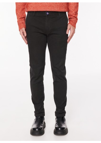 Normal Bel Normal Paça Slim Fit Lacivert Erkek Pantolon FM23W20PU