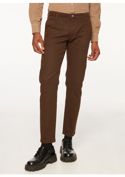 Normal Bel Normal Paça Slim Fit Kahve Erkek Pantolon FM23W20PU fiyatları