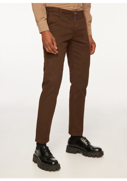 Normal Bel Normal Paça Slim Fit Kahve Erkek Pantolon FM23W20PU modelleri